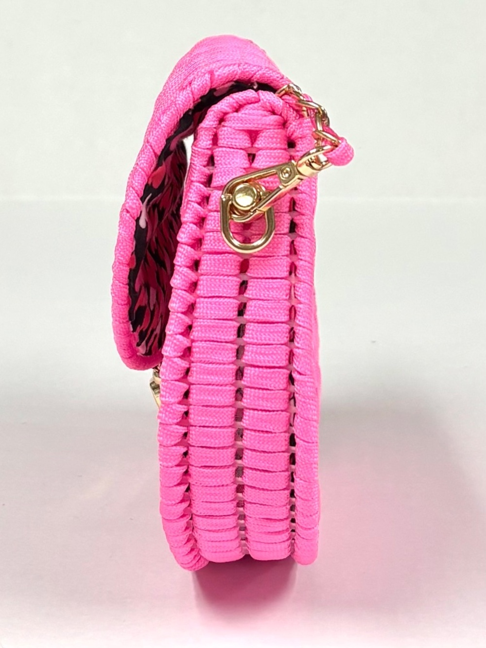 New Hand Woven Pink Purse/Bag - Picture 5 of 6